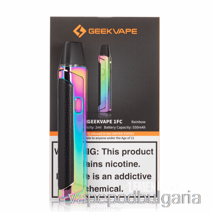 Vape Bulgaria Geek Vape Aegis One & 1fc Pod System [1fc] дъга